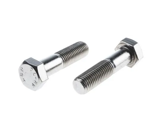 63-7596-54　普通不锈钢六角螺栓，M20 x 80mm　508-1284