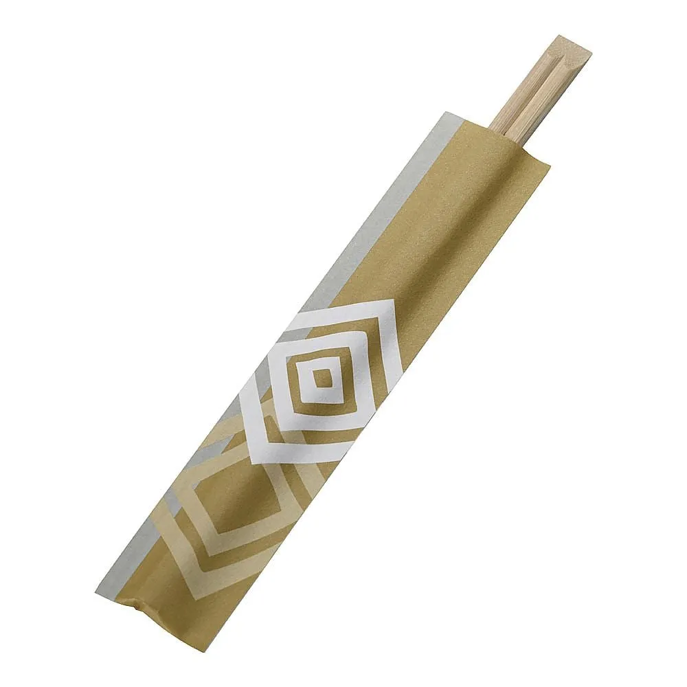 62-6650-90　Wasabi or bamboo tempura chopsticks 23 cm (100 sets)　W-027
