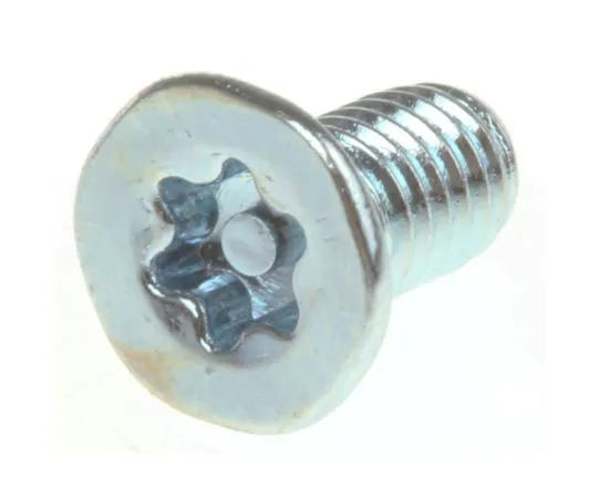 63-7573-86　镀锌扁钢安全螺丝，M3×6mm　482-8111