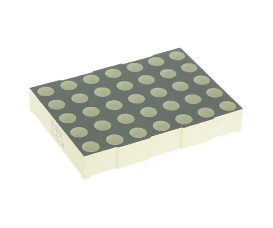 63-7552-63　TA20-11EWA金亮点阵LED显示屏，CA 7×5点阵红色10 mcd 52mm　TA20-11EWA