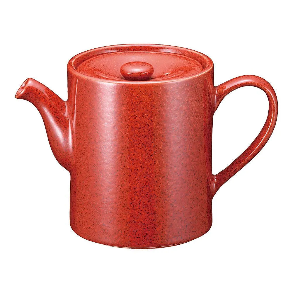 62-6788-79　Large Persimmon Glaze Stack with Round Dash　T03-185