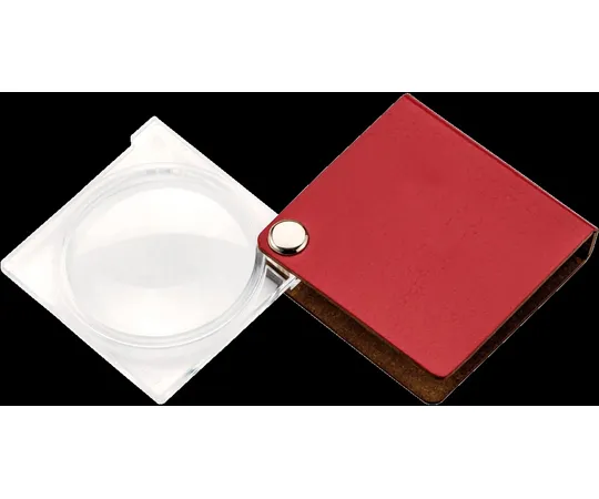 67-7106-07　Economy Handy Loupe 3.5x Red　1730-131