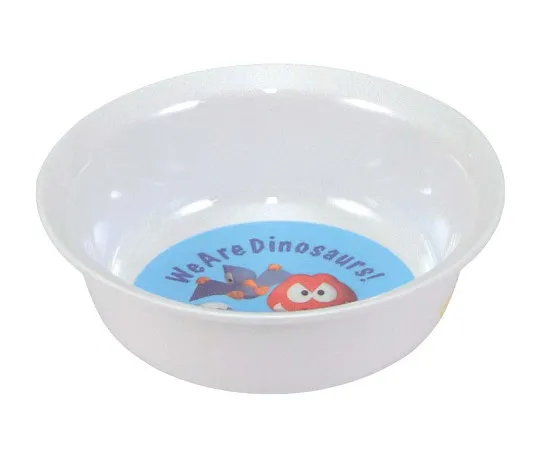 63-7201-71　Melamine Children's Tableware Dinosoise Round Small Bowl MC-35D　0382410