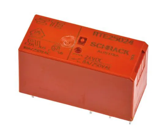 63-7679-91　TE Connectivity DPDTNon-LatchingRelay PCB Mount,24V直流线圈，8A　RTE25024