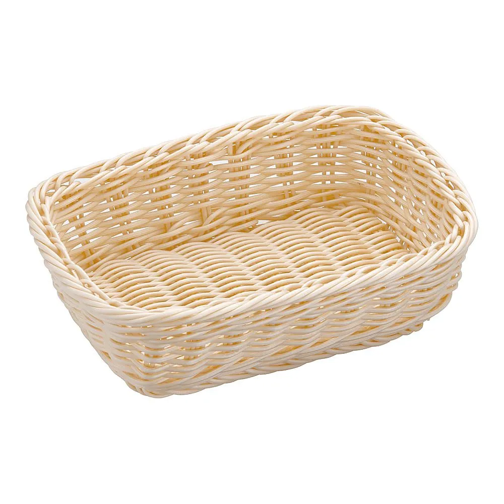 62-6581-68　Resin Basket Square White　91-075A