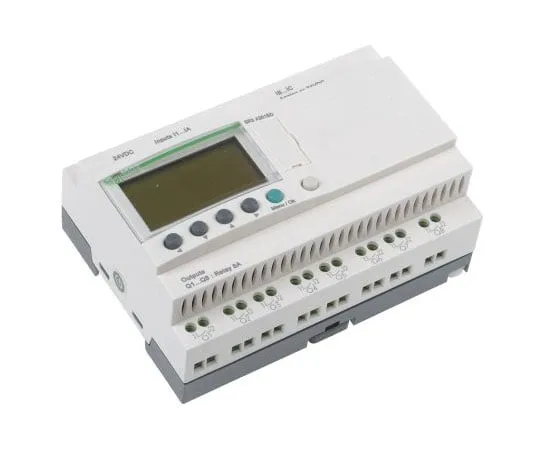 63-7565-45　施耐德电气Zelio逻辑模块，24 V直流继电器，12倍输入，8倍输出显示　SR2A201BD