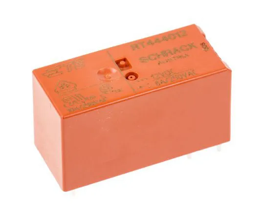 63-7679-77　TEConnectivityRT2DPNO非锁定继电器PCB安装，12V直流线圈，8A　RT444012
