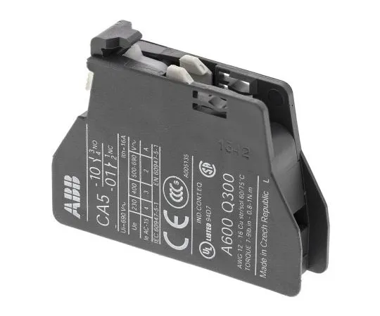 63-7548-10　ABBCA5, NC (1) ，辅助接触铝块，前置式　1SBN010010R1001