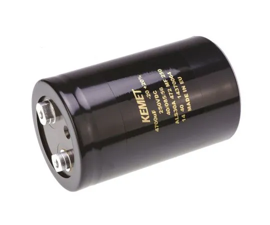 63-7516-74　凯美特4700μF250V直流铝电解电容器，底盘安装66 x 105mm+85°C 66mm 105mm　ALS30A472MF250