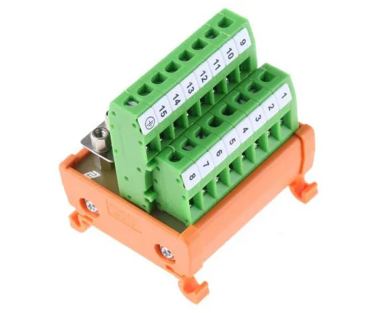 63-7656-98　RS PRO, 15极D-sub连接器，女性接口模块，DIN导轨安装　665-9683