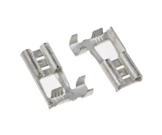 63-7681-78　TEConnectivityFASTON.250系列无绝缘压痕旗杆端子，0.5mm2至1.5mm2,20AWG至15AWG,镀锡　180430-2