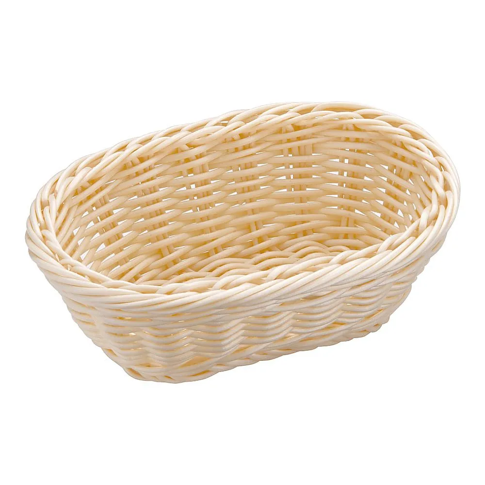 62-6581-88　Resin basket small size white　91-067A