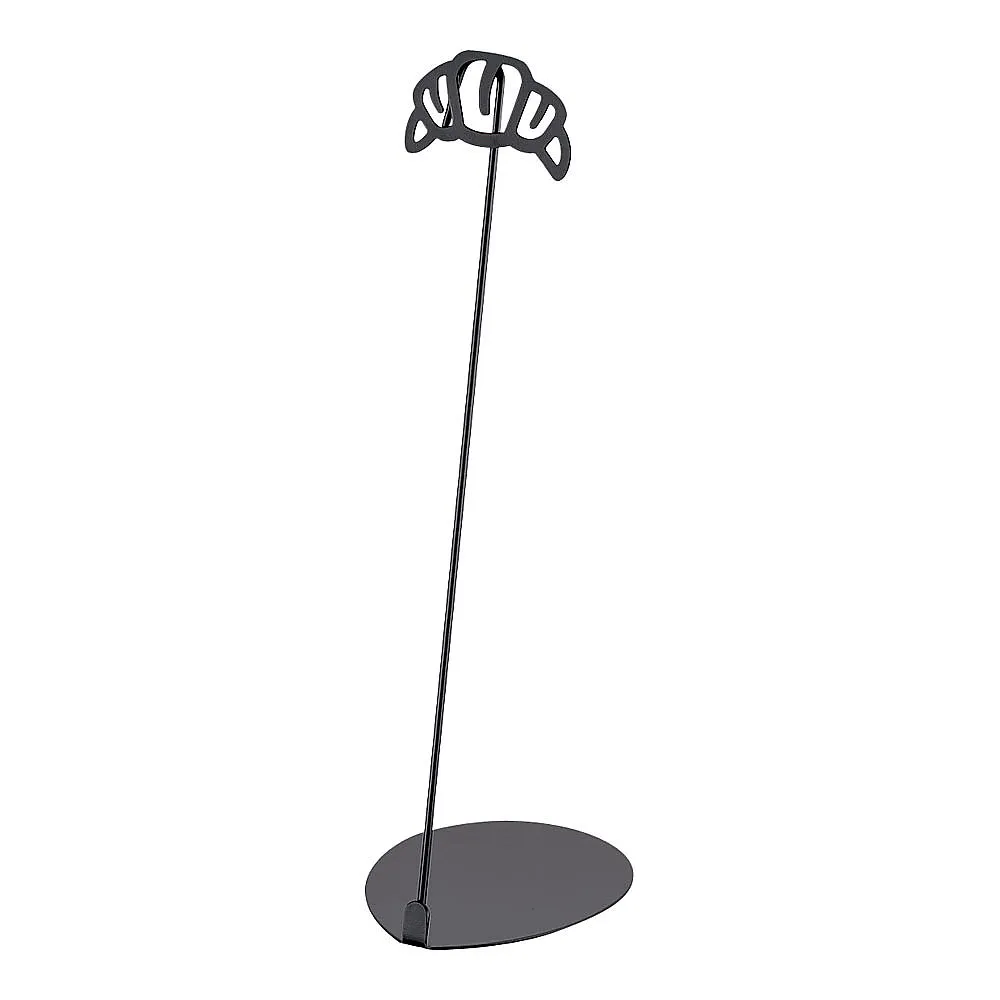 62-6583-16　Bakery's POP Stand Croissant 20 cm Black