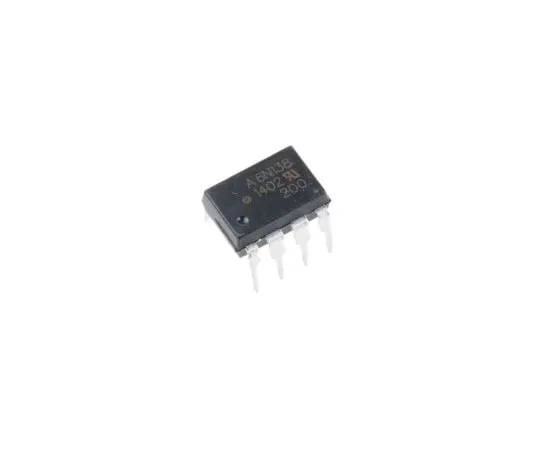 63-7628-37　Broadcom,6N138-000E直流输入达林顿输出光耦合器，通孔，8针PDIP　6N138-000E