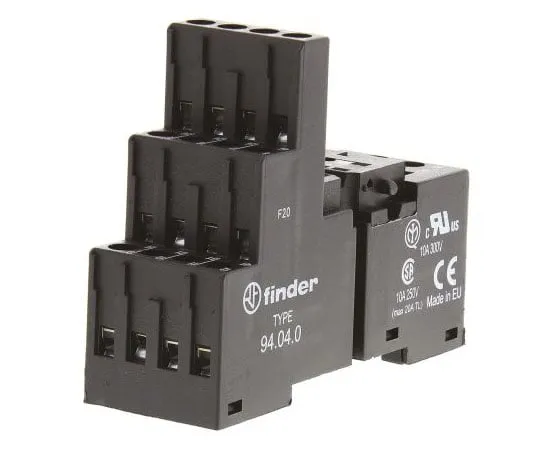 63-7660-21　Finder 11针继电器插座，用于55.34、85.04、55.32系列继电器　94.040SMA