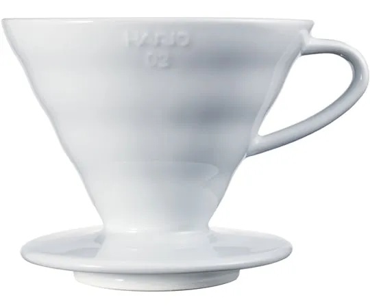 67-3056-38　V60 Transparent Dripper -02 Ceramic W　VDCR-02-W