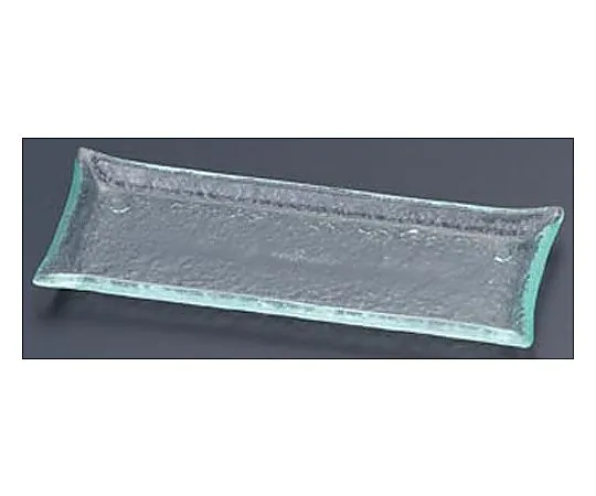 62-6835-79　Tiger Glass Rectangular Plate Clear　164-191-03