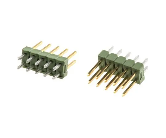 63-7668-13　TE Connectivity AMPMODU MOD II, 10 Way, 2 Row, Straight Pin Header　826632-5