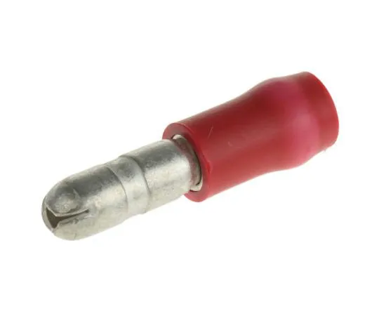 63-7681-75　TEConnectivity绝缘公圈弹丸连接器，0.25mm2至1.6mm2,20AWG至15AWG,3.96mm弹丸直径，红色　165590-1