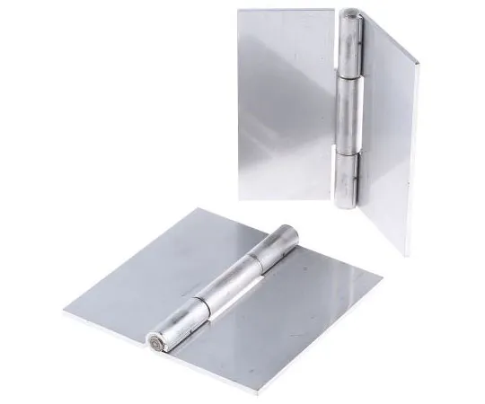 63-7529-42　带铆钉的Pinet不锈钢铰链，100mm x 100mm x 2.5mm　52-2-3856