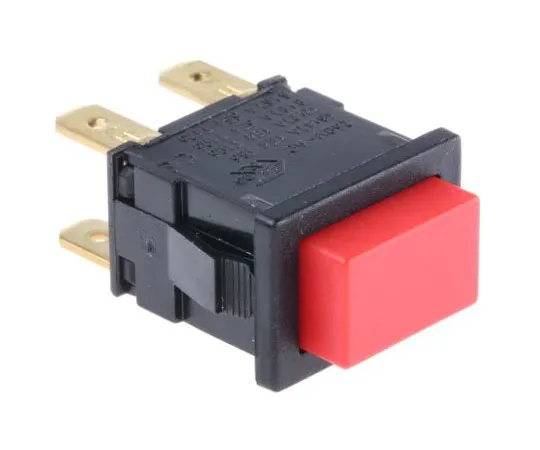 63-7615-42　Arcolectric Double Poly Double Throw (DPDT) Latching Push Button Switch,IP65, Panel Mount,250Vac　H8350ABAAD