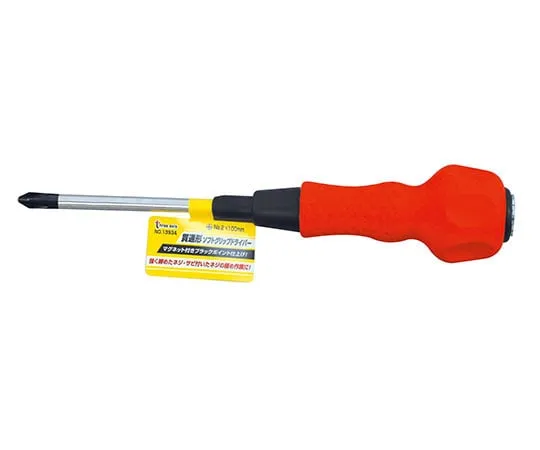 62-9926-77　Penetrating Soft Grip Screwdriver (+)2 x 100 mm　13934