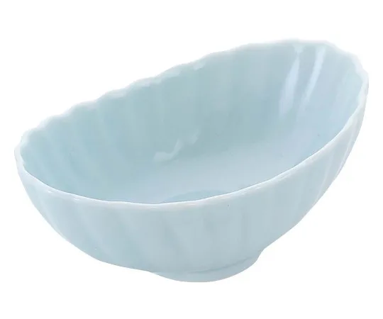 63-7196-28　Japanese Crockery Collection Blue Funagata Small　8181160