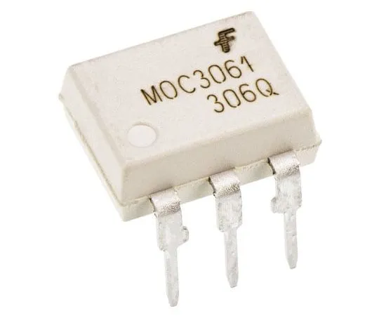 63-7670-03　安森美半导体，MOC3061M交流输入三极管输出光耦合器，通孔，6针PDIP　MOC3061M