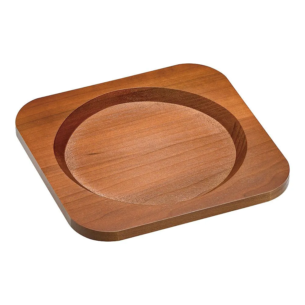 62-6731-07　Paella Nabe Special Wooden Platform 18 cm