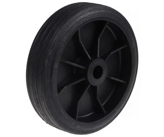 63-7558-91　Tente黑色橡胶铸铁轮URO150/40X15LM44BLACK, 125kg　URO150/40X15LM44BLACK