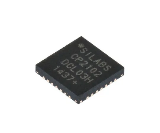 63-7611-94　Silicon LabsCP2102-GM,可编程收发器1-TRX,12Mbps,28-PinQFN　CP2102-GM
