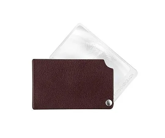 65-3889-16　x2.5/48x74mm Pocket Loupe (Square/Bordeaux)　EA756B-91