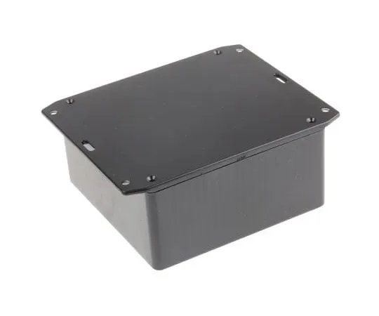 63-7585-91　Hammond 1591, ABS外壳，IP54,法兰，120 x 120 x 55mm　1591UFLBK