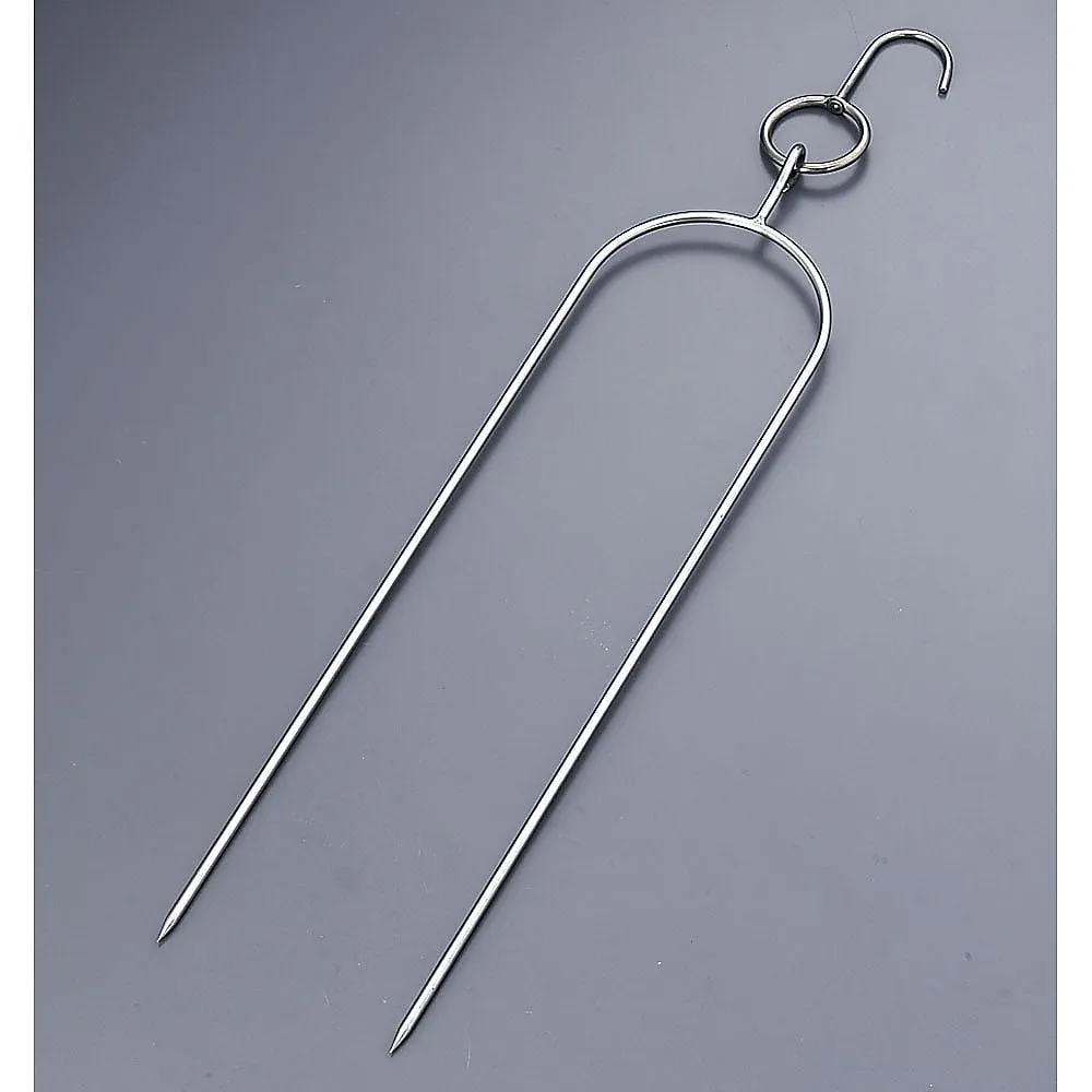 63-1252-58　Chen Shiki Stainless Steel Grilled Duck Fork　RDF001