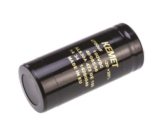 63-7516-68　凯美特4700μF100V直流电解铝电容器，底盘安装36 x 82mm+85°C 36mm 82mm　ALS30A472DE100