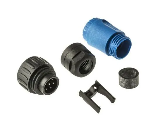 63-7620-98　AmphenolEco-Mate系列电缆安装连接器，6+PE触头插头　C016 30H006 110 10