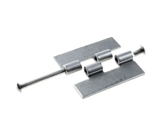 63-7501-17　固定式不锈钢扣铰链与起重销，80mm x 30mm x 3mm　52-A-3771
