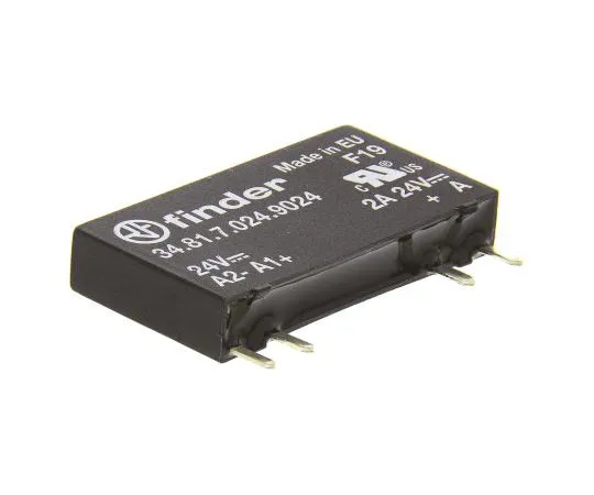 63-7557-02　Finder 6 A SPNO固态继电器，直流，PCB安装，24 V直流最大负载　34.81.7.024.9024