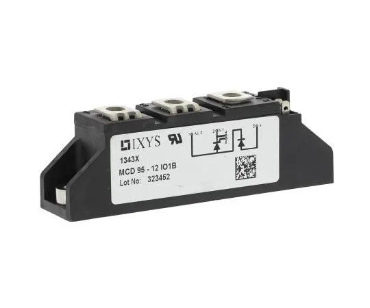 63-7666-14　IXYS,MCD95-12io1B,晶闸管模块SCR,116A1200V,5针TO-240AA　MCD95-12io1B