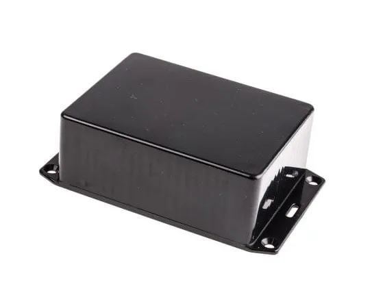 63-7585-88　Hammond 1591, ABS外壳，IP54,法兰，110 x 82 x 40mm　1591SFLBK