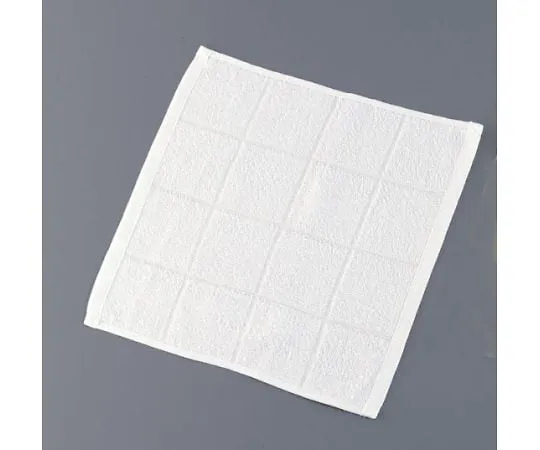 63-1262-55　Oshibori white lattice 80 monme (12 sheets)