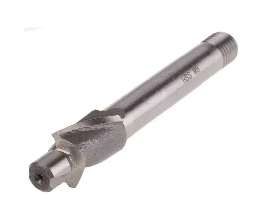 63-7610-56　钢制M8 87.3 mm反钻孔钻头，刀具直径15mm,螺纹刀柄10 mm　522-7452