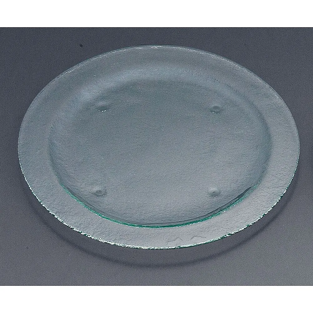 62-6835-85　Tiger Glass Round Plate 340 161-031-01 Clear