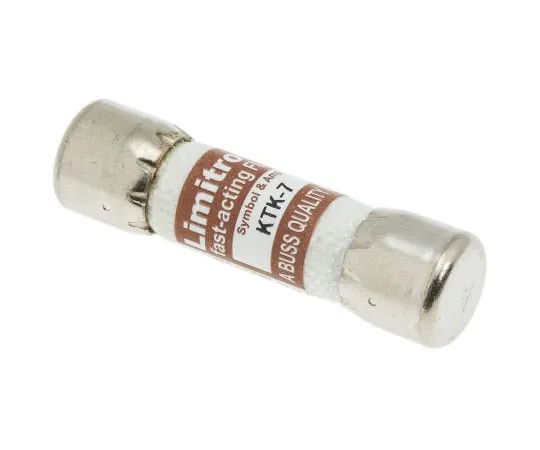 63-7558-85　Cooper Bussmann,7A三聚氰胺墨盒保险丝，10 x 38mm,速度F　KTK-7