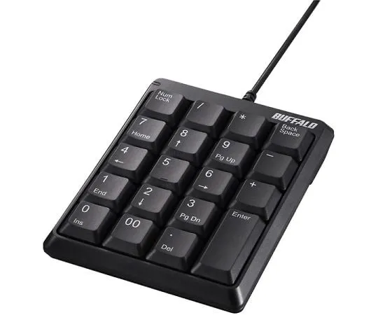64-3778-66　Wired Compact Ten Keyboard Black　BSTK110BK