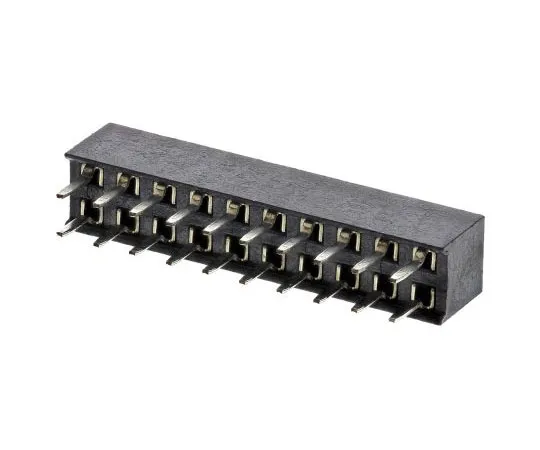 63-7629-91　HARWIN 2mm间距20道2排直PCB插座，通孔，焊点终止　M22-7141042