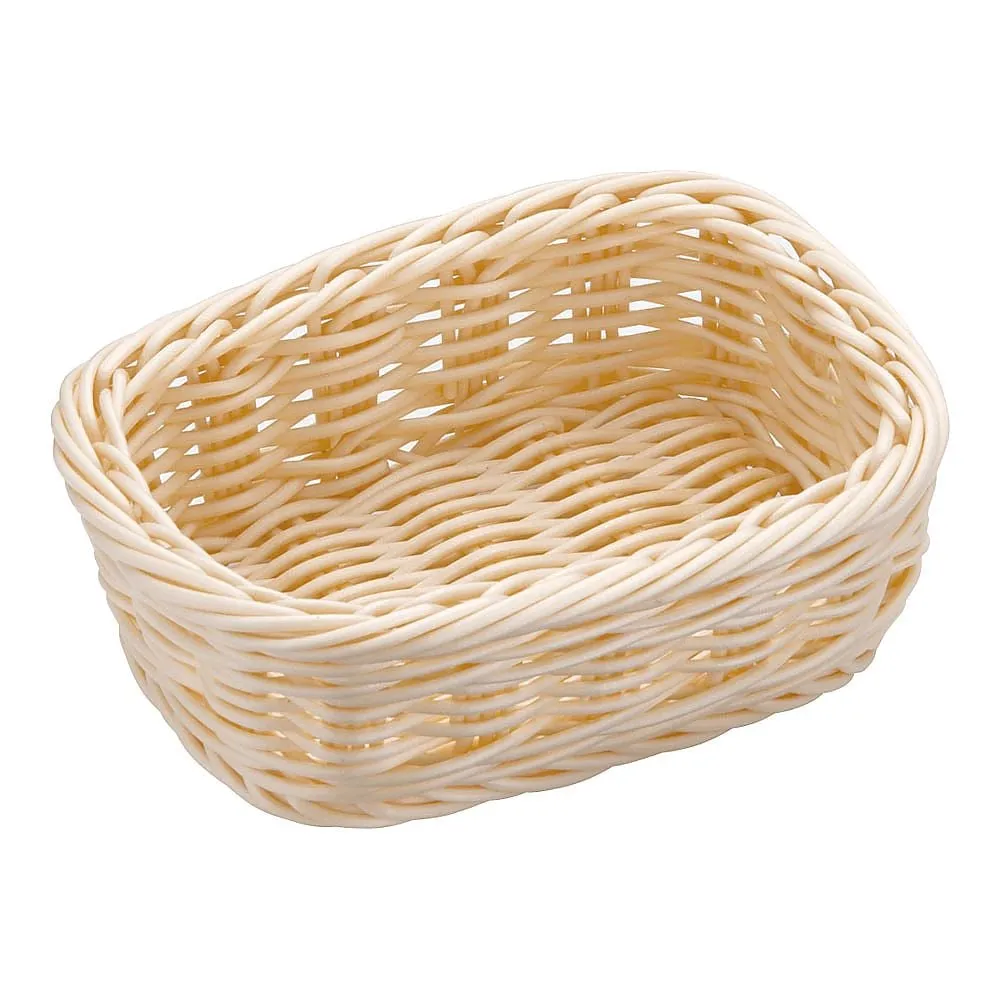 62-6581-71　Resin Basket Square White　91-072A