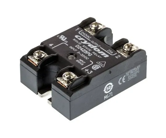 63-7503-47　Sensata/Crydom 25 A固态继电器，0交叉，面板安装，SCR, 280 V rms最大负载　D2425PG
