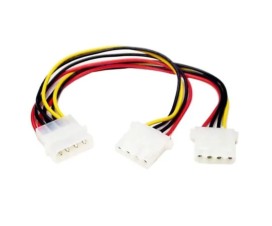 65-1903-94　IDE Power Supply 2 Branch Cable Peripheral Power Supply (male) -2 x Peripheral Power Supply (female) 23 cm　PYO2L