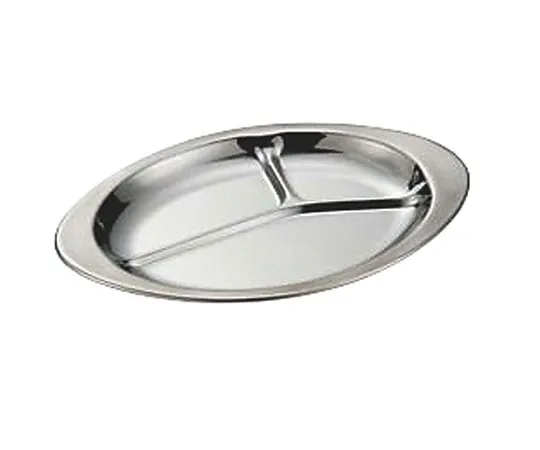 63-1724-51　Eco Clean 18-8 Lunch Dish 10 inch　324066